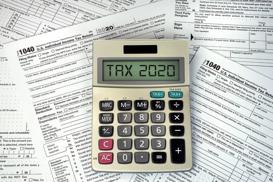 Calculator On 1040 Income Tax Forms For 2020
