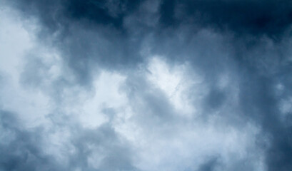 Obraz premium Heavy clouds before the storm.