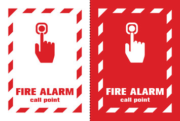 Fire Safety Symbol Sign, Vector Illustration, Label .EPS 10.