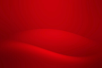 Abstract dark red gradient background with aura red light texture for Christmas, Valentine and social media background. 