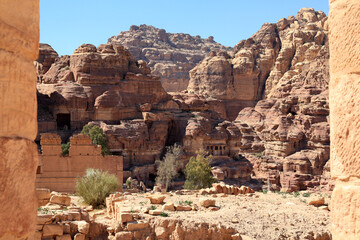 Felsenstadt Petra in Jordanien