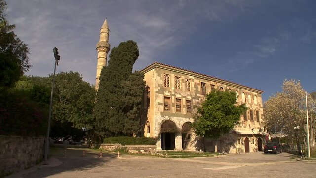 Kos Greece old building and mosque