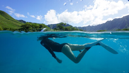 Snorkeling in Hawaii 
