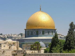 Obraz premium Dome of the Rock, Jerusalem, Israel