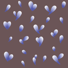 illustration of a falling blue bubble