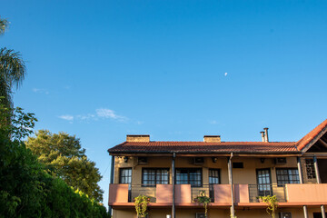 moon with celestial sky