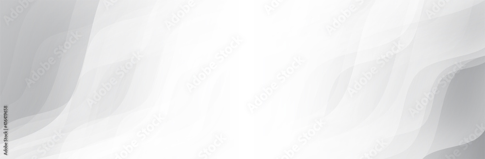 Aufkleber white gray background. wave pattern. smooth lines. soft presentation backdrop. vector illustration