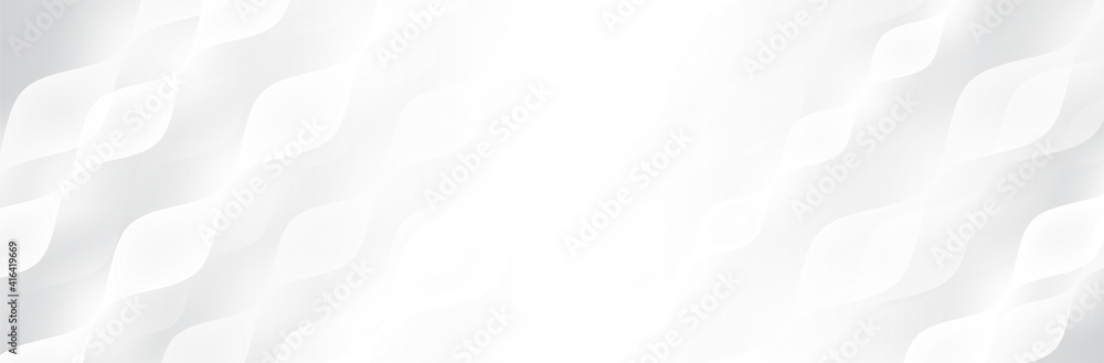 Poster white gray background. wave pattern. smooth lines. soft presentation backdrop. vector illustration
