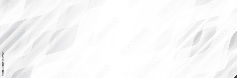 Poster white gray background. wave pattern. smooth lines. soft presentation backdrop. vector illustration
