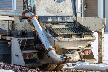 Fototapeta premium concrete making machine