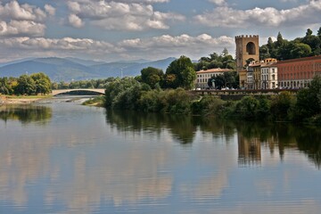 Arno river in Florence, Italy 