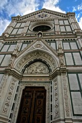 Church Santa Croce in Florence, Italy 