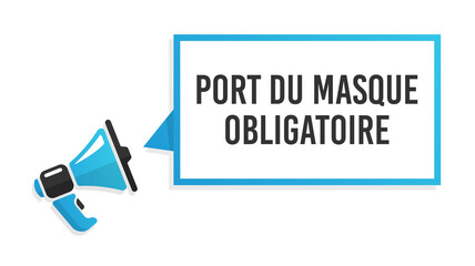 Port du masque obligatoire - Covid-19