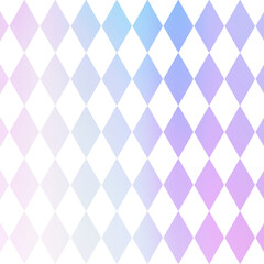 ダイヤ柄の背景　オーロラカラー