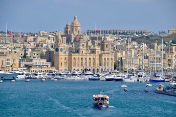 The Grand Harbour of Valletta Malta