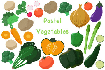 手描き風野菜イラスト