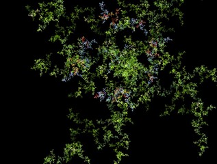 Imaginatory fractal background Image