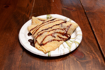 Banana Chocolate Crepe