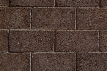 brown brick walls.the texture of the facing brick as a background