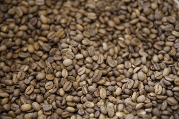 Coffee beans background