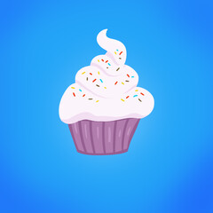 Funny Sweet Food icons set cartoon style game art illustration. Food store poster card design.