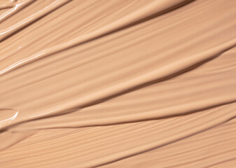 Texture of liquid foundation