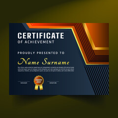 Professional and smart certificate and diploma template