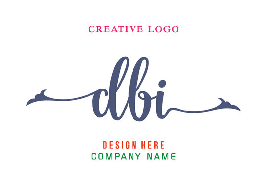 DBI lettering logo is simple, easy to understand and authoritative