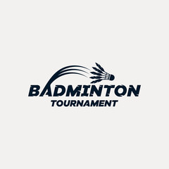 Badminton tech inspiration logo templates