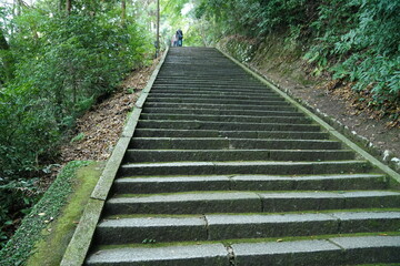 石畳　金比羅山