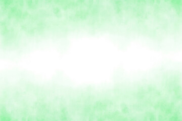 Obraz na płótnie Canvas 緑の水彩グラデーション背景　