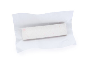 Chewing gum on white background