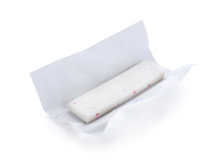 Chewing gum on white background