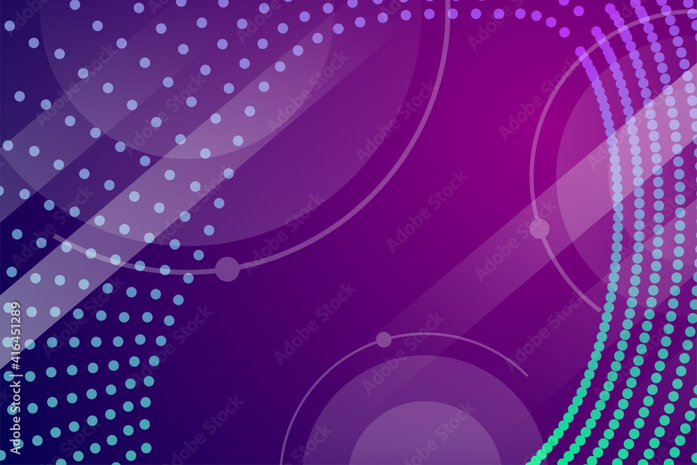 Poster abstract modern halftone effect template with radial colorful background design template with horizontal layout. transparency diagonal and circle shapes. can be used multipurpose