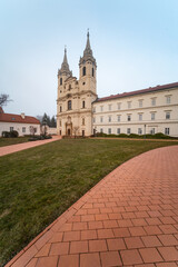 Fototapeta na wymiar Zirc Abbey situated in Zirc Hungary