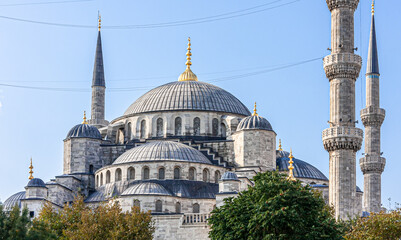 トルコ イスタンブールのブルーモスク