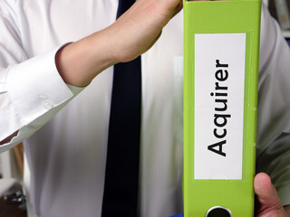  Acquirer sign on the page.