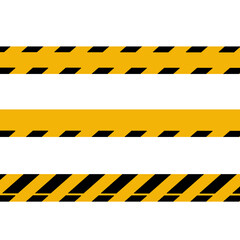 Yellow danger line sign icon art illustration cover design.