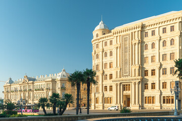 Building of Azerbaijan in Baku, Azerbaijan.