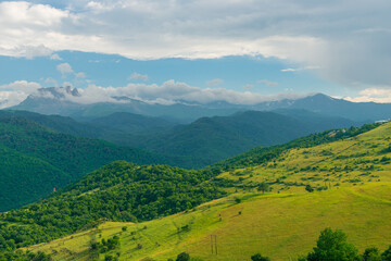 Fototapeta na wymiar Beautiful mountain landscapes Azerbaijan natures