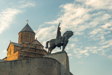 Fototapeta premium Old orthodox cathedral in Tbilisi, Georgia