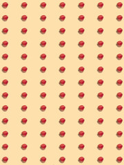 Fresh summer raspberries on a light yellow background, good photo for advertising or background