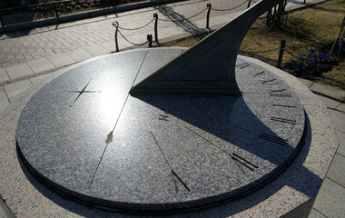sundial in the park