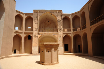 Verderabad Friday Mosque was built in medieval times. The brick decorations in the mosque are...