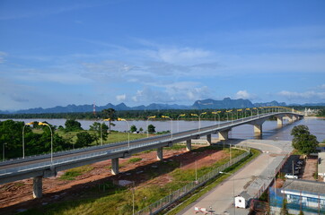 Construction of a bridge across the Mekong River 3, Thailand and Laos