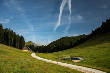 mountain road in the mountains