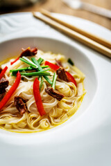 Vietnamese soup pho bo