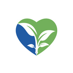 Tree pen vector logo design template. Writer love and nature logo concept.	
