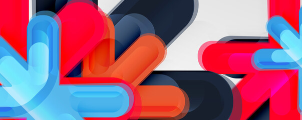 Abstract glossy crosses background for business or technology presentations, internet posters or web brochure covers