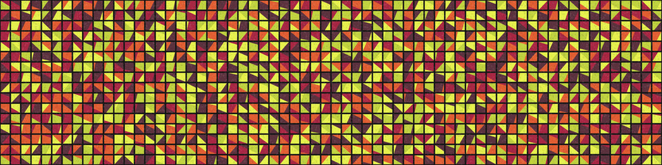 Abstract Geometric Pattern generative computational art illustration